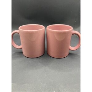 Vintage Set of 2 Waechtersbach Spain Old Rose Color Ceramic Coffee Mug
